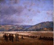 Homer Watson Camp at Sunrise oil painting